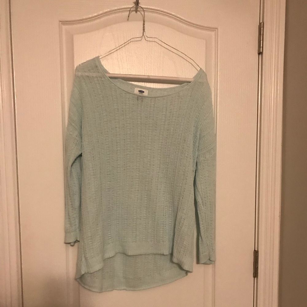 Old Navy Hi Lo Open Knit Sweater Size Large